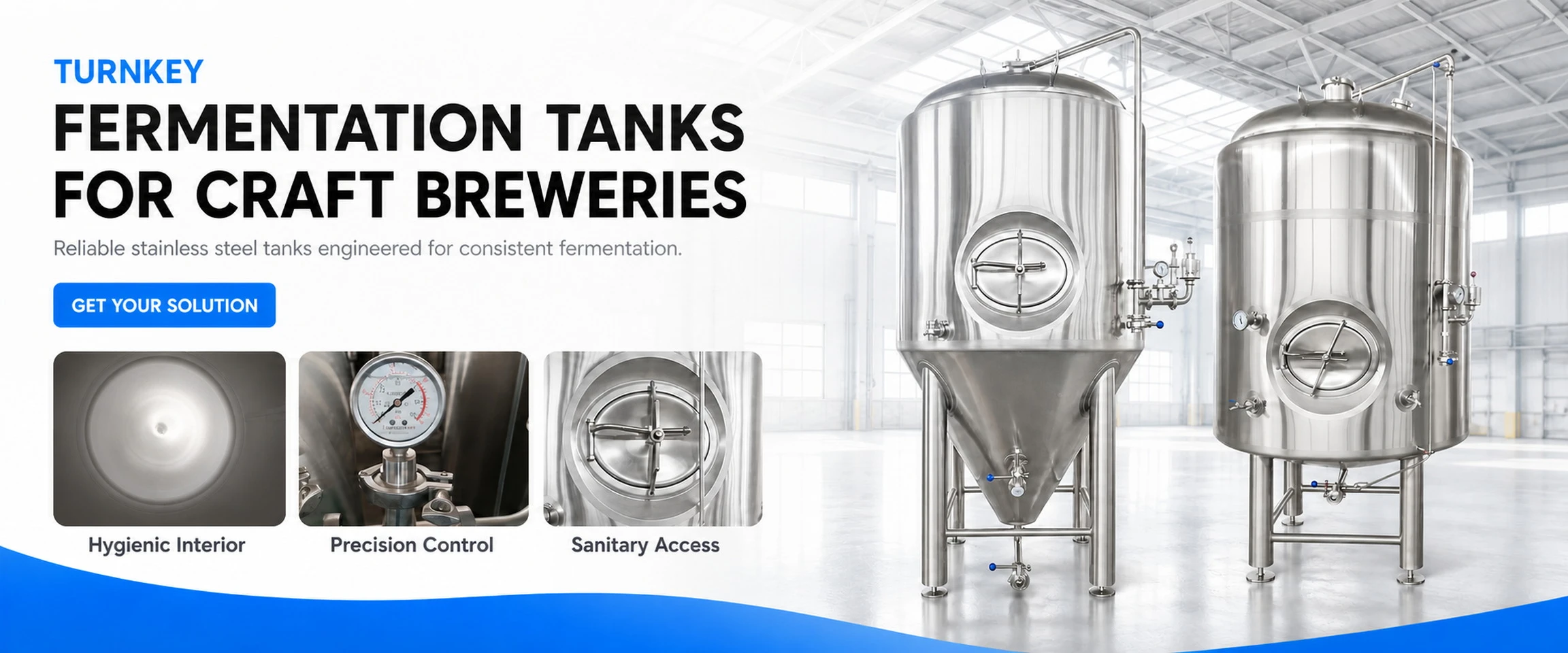 Dehui Fermenter and Bright tank